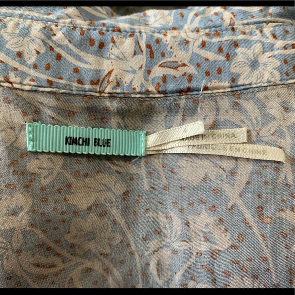 Floral long sleeve mini button‎ down summer dress - Picture 7 of 11